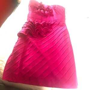 Phoebe brand new strapless cocktail dress in hot pink size 2